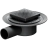 Душевой трап AM.PM MasterFlow 10 W01BD-P11-010-01BM с Черной матовой решеткой Cut Gradient