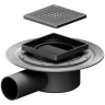 Душевой трап AM.PM MasterFlow 10 W01BD-P11-010-01BM с Черной матовой решеткой Cut Gradient
