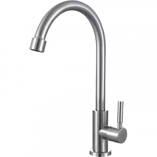 Кран для одного типа воды Ростовская Мануфактура Сантехники SUS124-269F Нержавеющая сталь