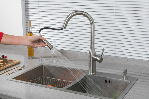 Смеситель для кухни Gappo G4398-45 Нержавеющая сталь нержавеющая сталь