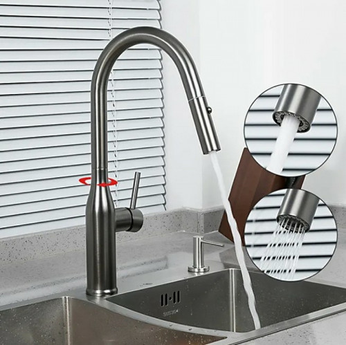 Смеситель для кухни Gappo G4398-45 Нержавеющая сталь нержавеющая сталь