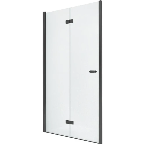 Душевая дверь New Trendy New Soleo Black 70 L D-0219A профиль Черный стекло прозрачное