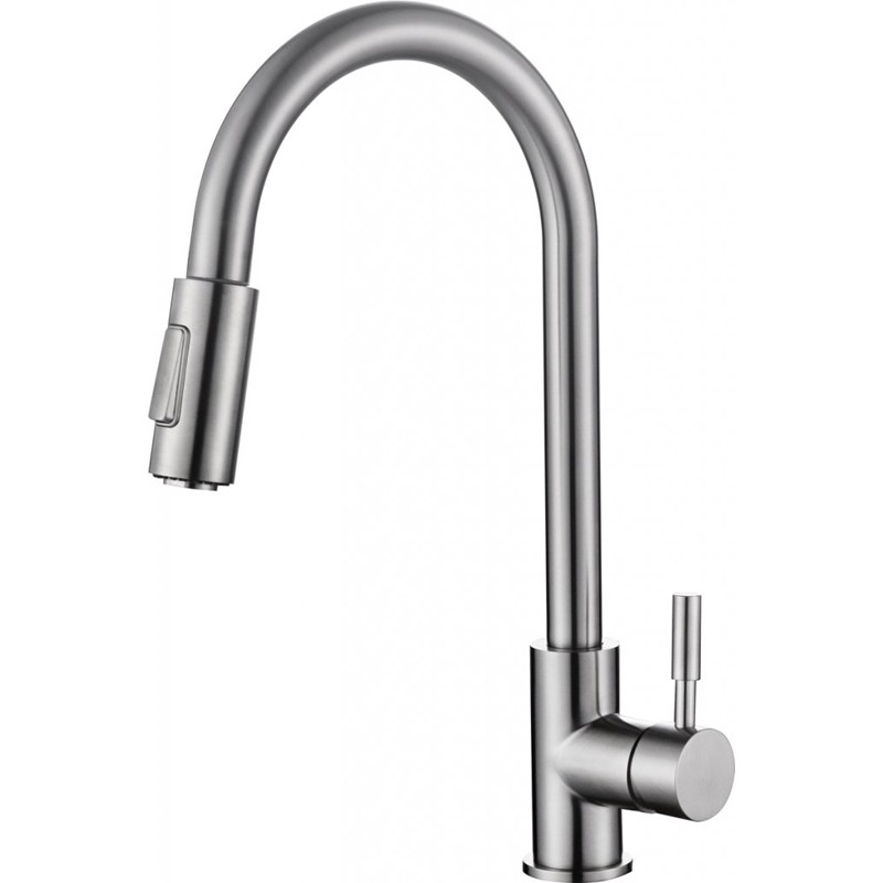 Смеситель для кухни BelBagno BB-LAM31A-IN Нержавеющая сталь