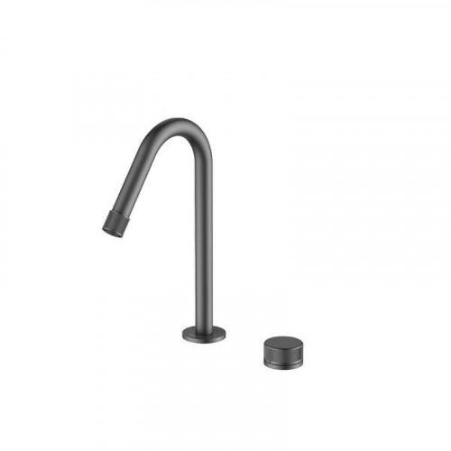 Смеситель для раковины Black&amp;White Gravity GF-7108-GM 7108GM цвет Оружейная сталь