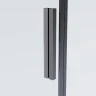 Душевой уголок Vincea Софт 2 (Soft 2) 100х80 VSR-3SO28010CLGM профиль Вороненая сталь стекло прозрачное