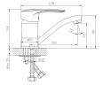 Смеситель для раковины Viko V-7411 Хром
