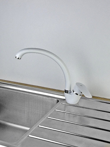 Смеситель для кухни Viko V-4544 Белый