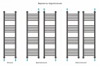 Водяной полотенцесушитель Сунержа Богема+ прямая 120x30 071-0220-1230 цвет Сатин