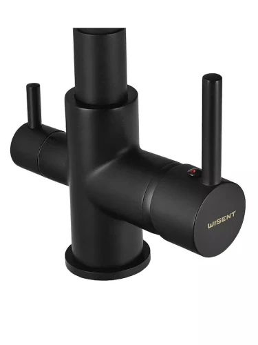 Смеситель для кухни Wisent W4255B-2 цвет Черный