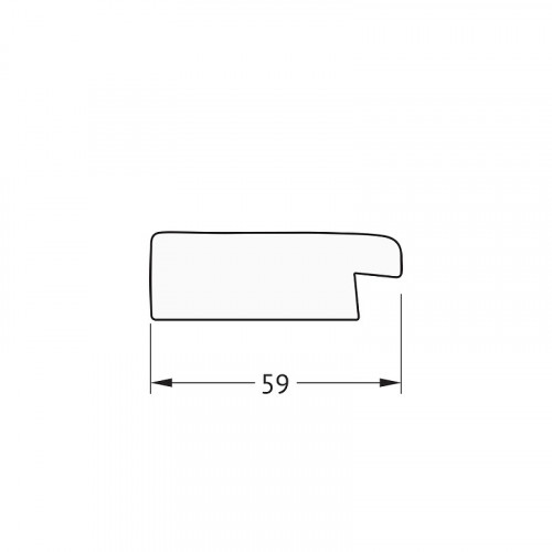 Зеркало Evoform Definite 94х74 BY 0685 в багетной раме - Травленое золото 59 мм стекло