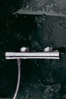 Смеситель для душа Kludi Zenta 351000538 с термостатом Хром латунь на стену