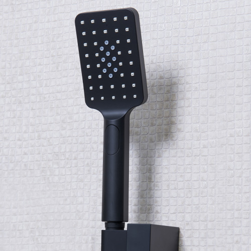 Смеситель для ванны WasserKRAFT Abens 2001 Чёрный матовый на стену