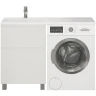 Тумба с раковиной Creto Cafor 120 L 19-W120L Белый глянец МДФ / ЛДСП