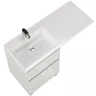 Тумба с раковиной Creto Cafor 120 L 19-W120L Белый глянец МДФ / ЛДСП