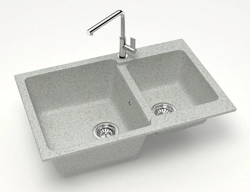 Кухонная мойка Azario Grand 76.5 CS00079906 цвет Светло-серый