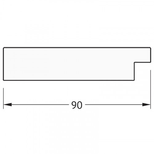 Зеркало Evoform Polygon 86х66 BY 7191 в багетной раме - Бронзовая лава 90 мм стекло