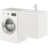 Тумба с раковиной Creto Cafor 130 R 19-W130R подвесная Белый глянец МДФ / ЛДСП