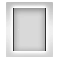 Зеркало Wellsee 7 Rays' Spectrum 70 172201020-172201030 с подсветкой цвет Черный матовый с сенсорным выключателем