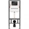 Инсталляция Ceramicanova Balance CN121001MB для унитаза с Черной матовой клавишей смыва пластик