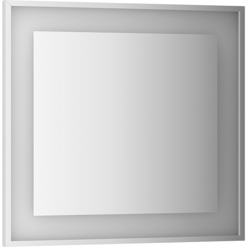 Зеркало Evoform Ledside 75х80 Сталь стекло