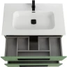 Тумба под раковину Cezares Eco-Cer-N 80 ECO-CER-N-800-2C-SO-PS-P подвесная Фисташковый Софт без ручек МДФ / ЛДСП