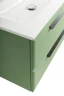 Тумба под раковину Cezares Eco-Cer-N 80 ECO-CER-N-800-2C-SO-PS-P подвесная Фисташковый Софт без ручек МДФ / ЛДСП