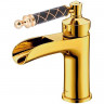 Смеситель для раковины Boheme Vogue 211-MR-B Золото латунь