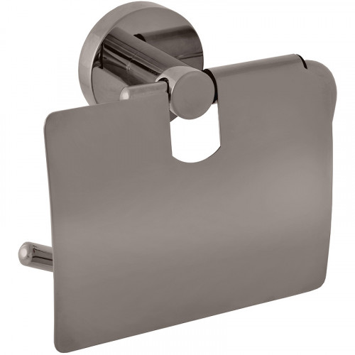 Держатель туалетной бумаги Rav Slezak Colorado COA0400MGK с крышкой Серый металлик крацованный