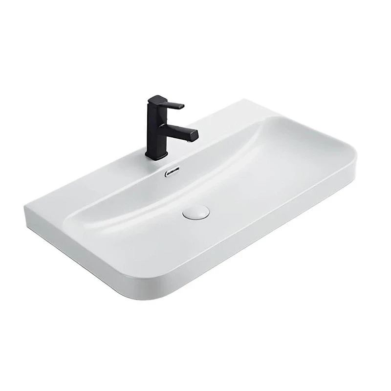 Тумба с раковиной Comforty Мадрид 80 00-00021782 подвесная цвет Серый шелк