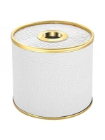 Салфетница Geralis S-KWG Croco цвет Белый, кант Золото