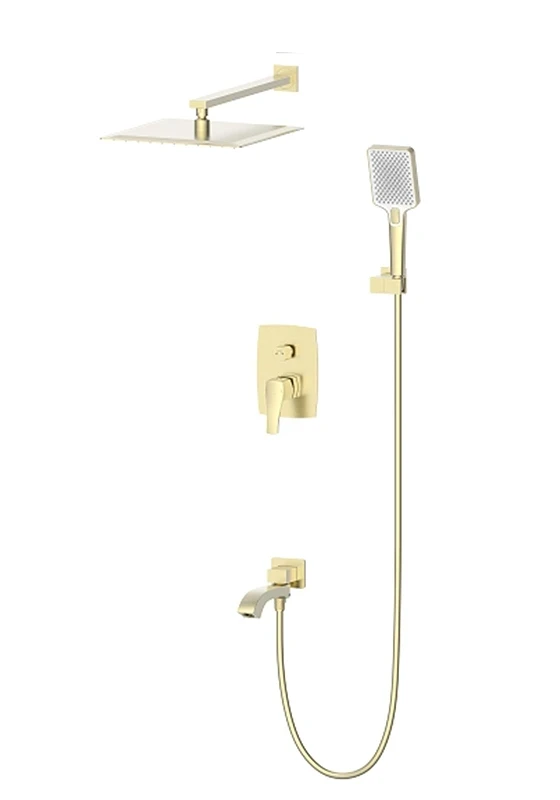 Душевая система Wonzon & Woghand Flex WW-88939072-BG цвет Брашированное золото