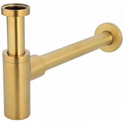 Сифон для раковины Grocenberg GB210GL Золото брашированное