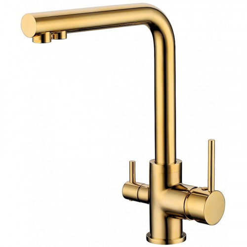 Смеситель для кухни Grocenberg GB40551GO Золото