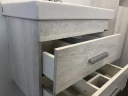 Тумба с раковиной Comforty Никосия 60 00004138879 подвесная Дуб белый МДФ / ЛДСП