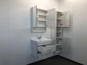 Тумба с раковиной Comforty Никосия 60 00004138879 подвесная Дуб белый МДФ / ЛДСП