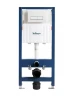 Инсталляция BelBagno BB-101-M-BR с клавишей смыва цвет Белый глянцевый