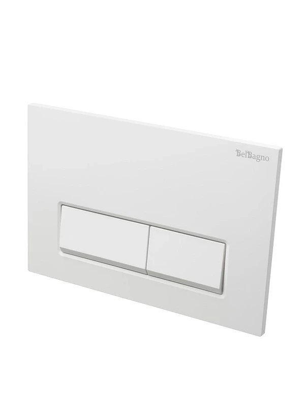 Инсталляция BelBagno BB-101-M-BR с клавишей смыва цвет Белый глянцевый