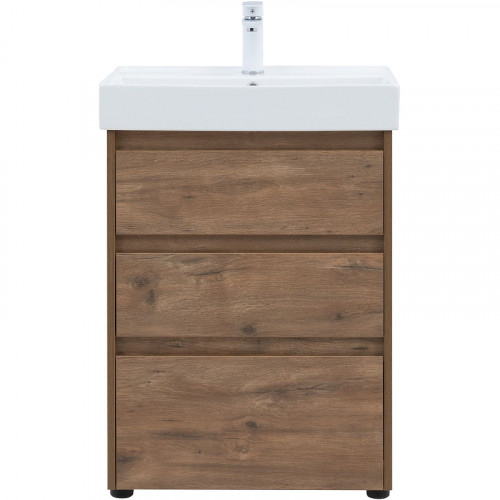 Тумба под раковину Aquanet Nova Lite 60 302471 Дуб рустикальный МДФ / ЛДСП