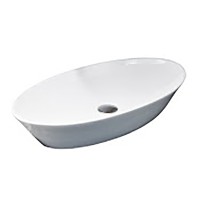Раковина-чаша CeramaLux 61 9397 Белая фаянс накладная