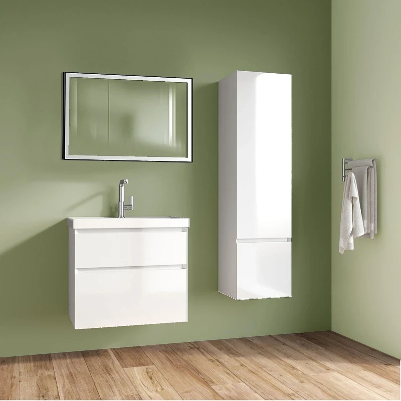 Тумба с раковиной Azario Веллуто 80 CS00097537 подвесная цвет Белый матовый