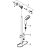 Душевой гарнитур Grohe Tempesta Cosmopolitan 100 26083002 Хром латунь на стену
