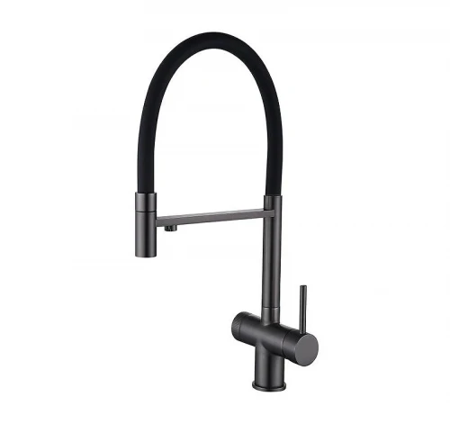 Смеситель для кухни Emar PVD ЕС - 7024 PVD цвет Dark
