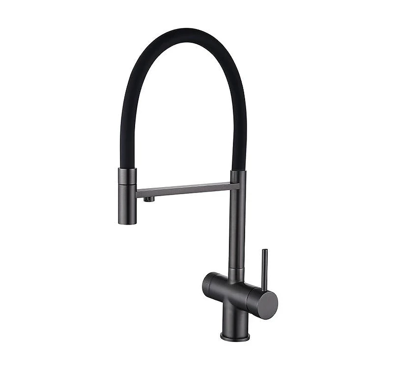 Смеситель для кухни Emar PVD ЕС - 7024 PVD цвет Dark