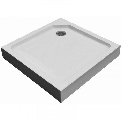 Душевой поддон из АБС-пластика Ceruttispa Q91 90х90 Белый