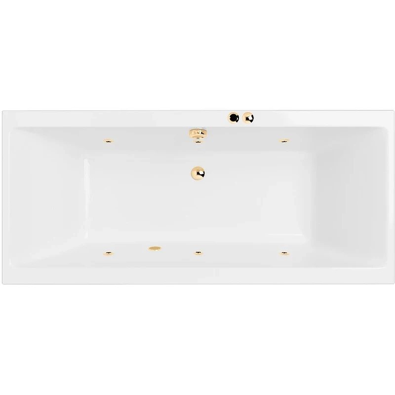 Акриловая ванна Excellent Pryzmat Slim 180x80 WAEX.PRY18S.SOFT.GL с гидромассажем