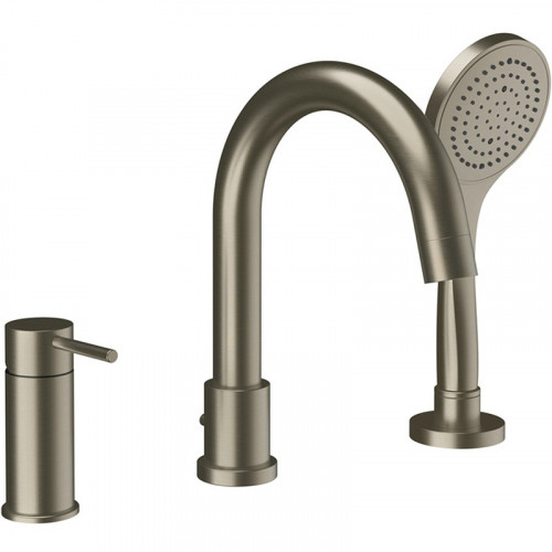 Смеситель на борт ванны Gessi Emporio Via tortona 18637#149 Никель брашированный