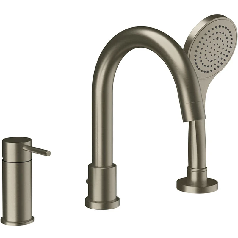 Смеситель на борт ванны Gessi Emporio Via tortona 18637#149 Никель брашированный