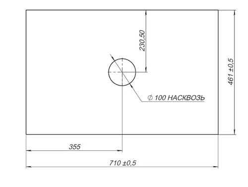 Столешница под раковину Allen Brau Reality 70 1.32022.GR-S Графит структ искусственный камень (литьевой мрамор)