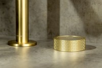 Смеситель для раковины Boheme Tech 158-MG Золото матовое латунь
