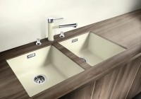 Кухонная мойка Blanco Rotan 400-U 521336 Шампань искусственный камень (литьевой мрамор) встраиваемый